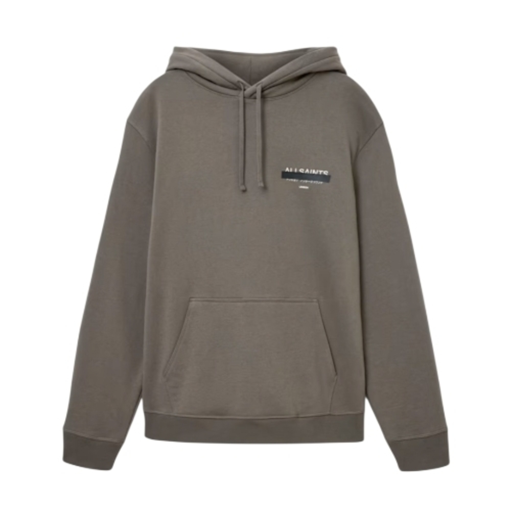All Saints Redact Pullover Embroidered Logo Relaxed Fit Hoodie  M Men's $239